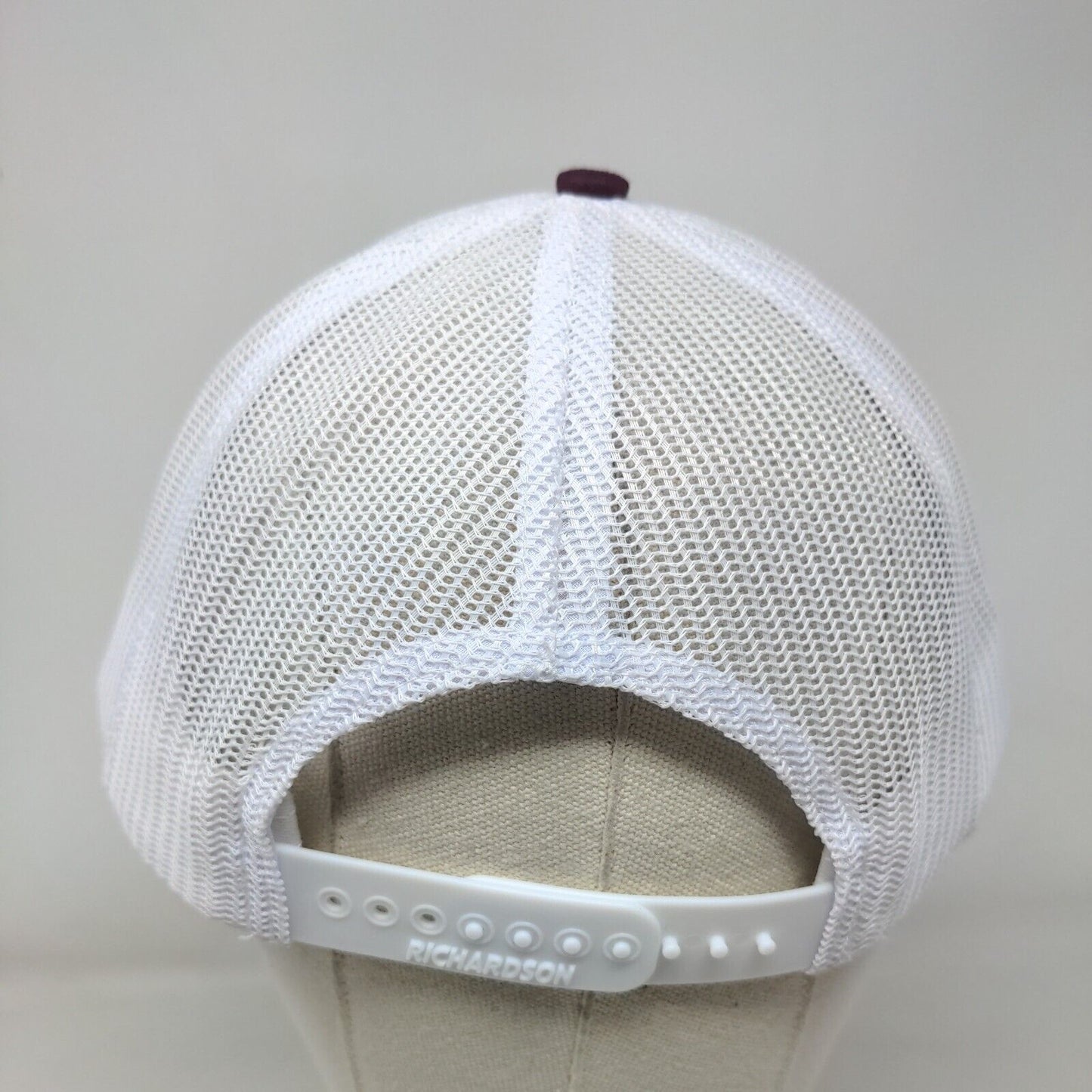 MJP Grider Peterson Real Estate Team Snapback Trucker Hat Red OS Richardson