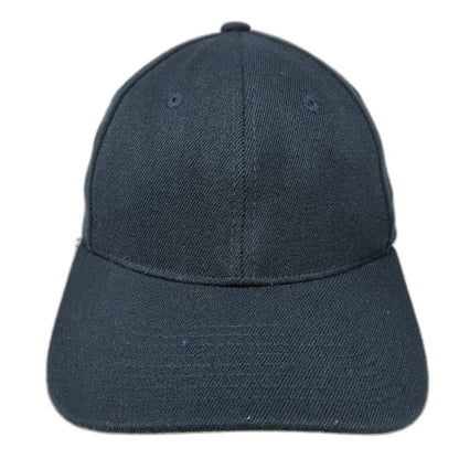 Zephyr Baseball Cap Blue L Stretch Fit Pop Logo Hat Acrylic Spandex Embroidered