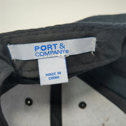 Port & Company Black One Size Baseball Cap Hat Arctic Circle Logo Strapback Blue