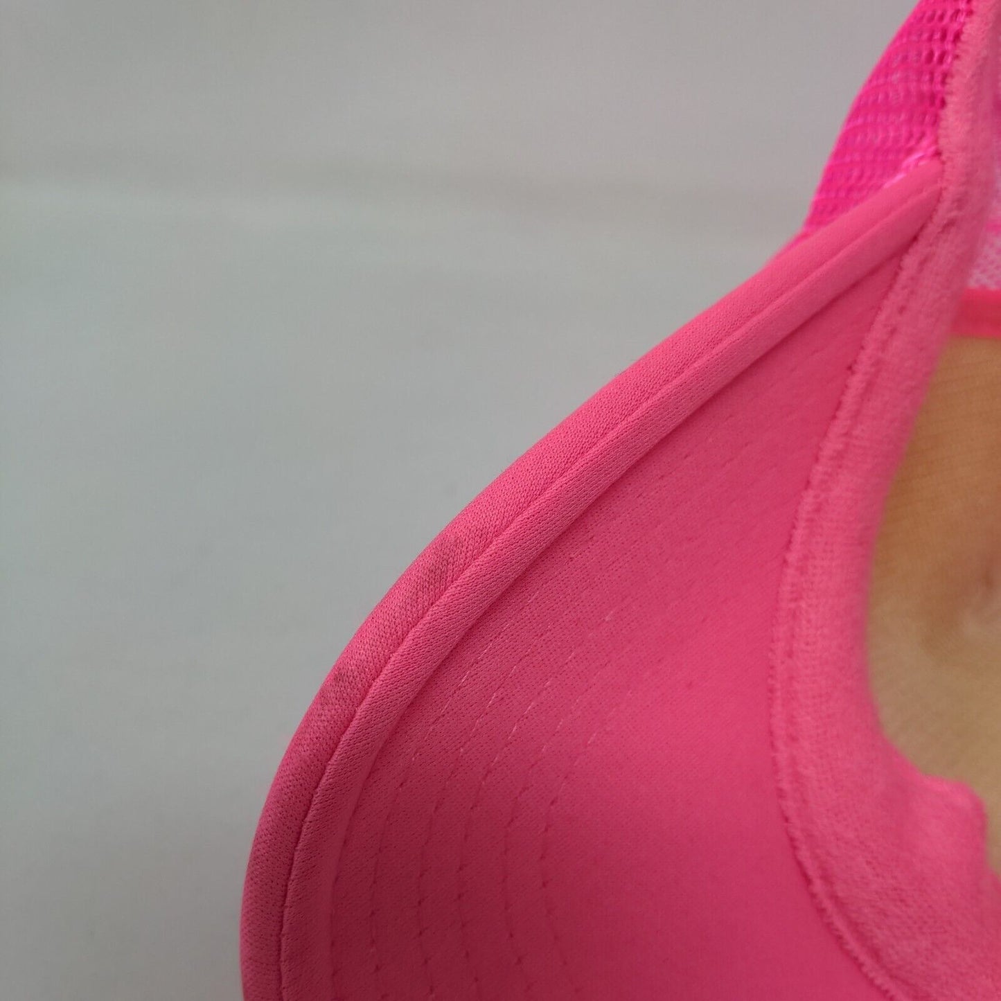 KAS&F Snapback Trucker Hat Pink OSFM Adjustable Mesh Back Rope Otto
