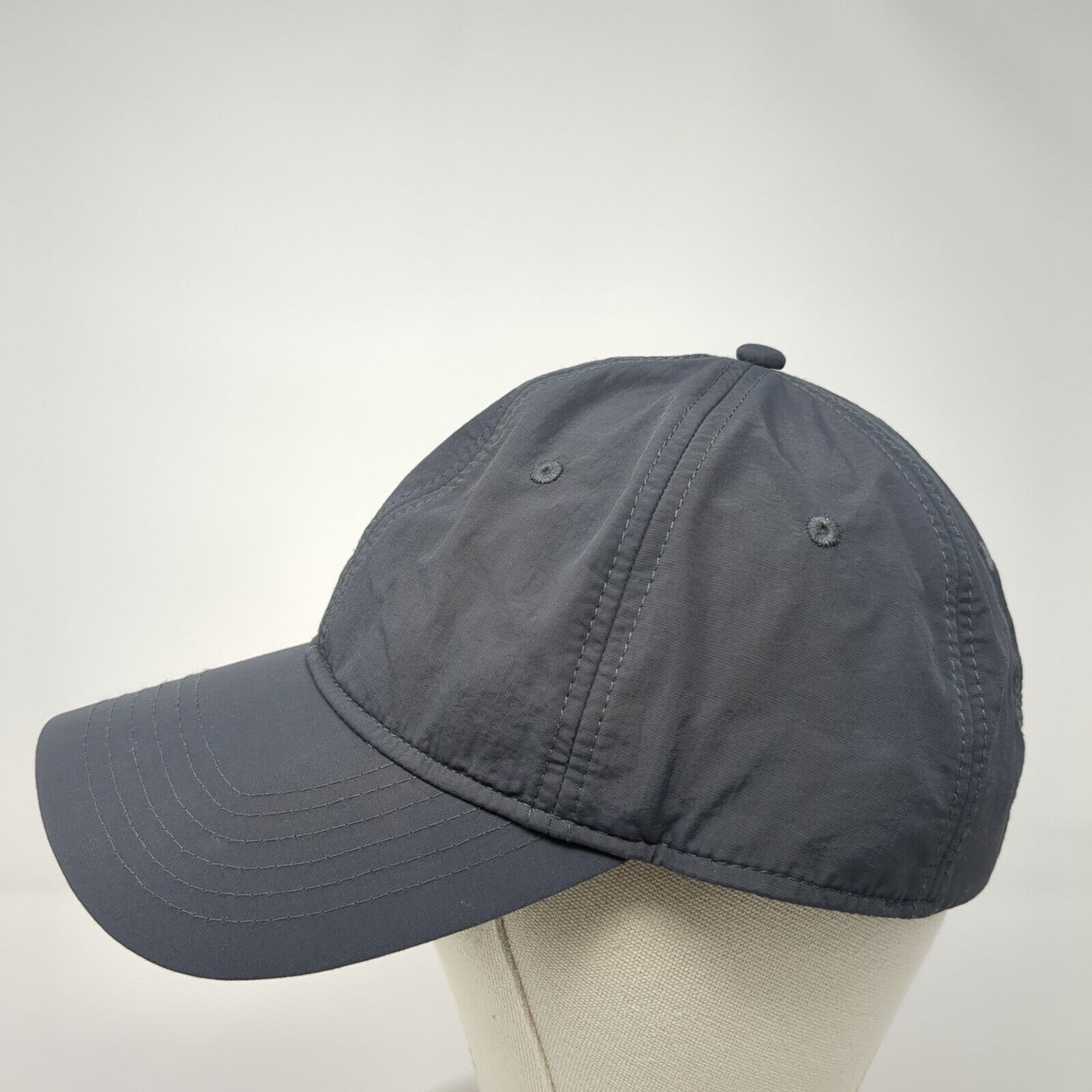 Unbranded Slideback Hat Gray 62cm Adjustable Solid Blank 6 Panel