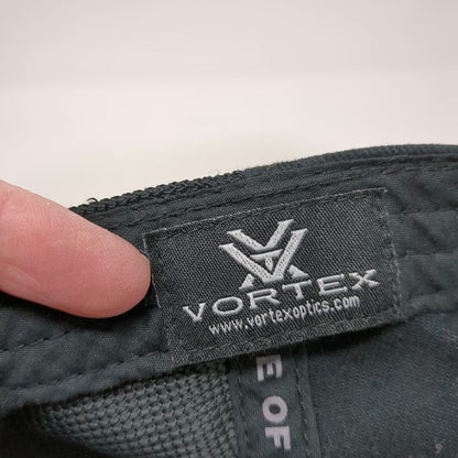 Vortex Optics Baseball Cap Black One Size Mesh Back Force of Optics Logo Patch