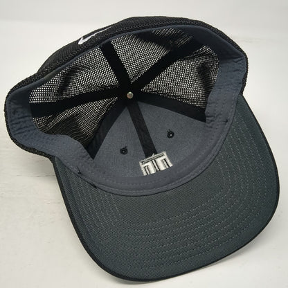 Nike Baseball Cap Black One Size Tiger Woods TW Mesh VRS RZN Stretch Golf Hat