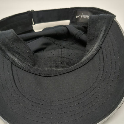 Nike Baseball Cap Black One Size Featherlight Dri-Fit Perforated Strapback Hat