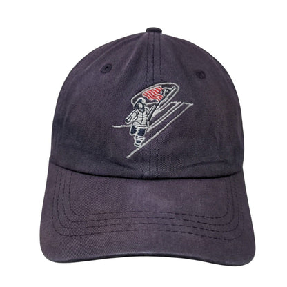 USA Flag Bearer Slideback Hat Blue One Size Adjustable Embroidered Patriotic