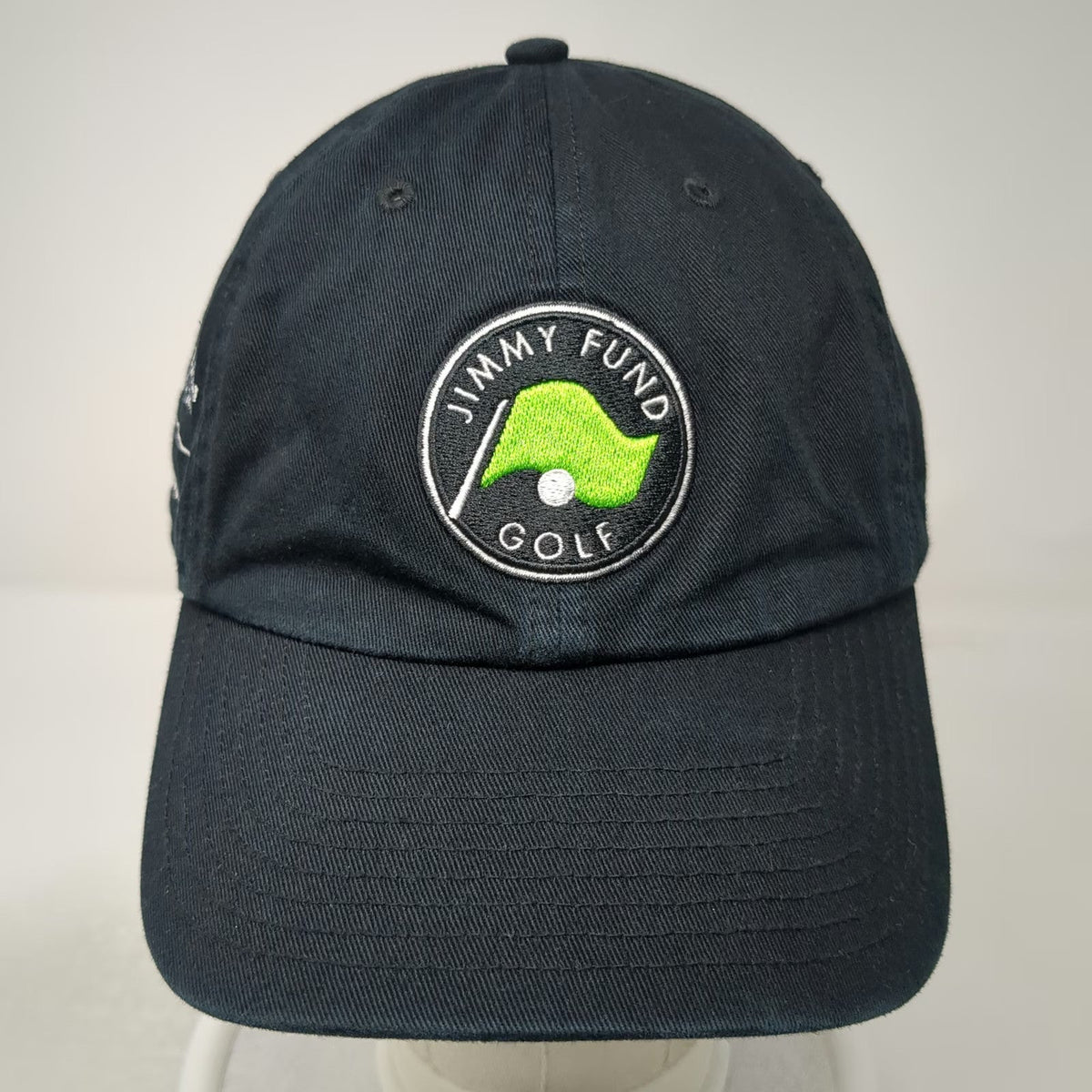 '47 Jimmy Fund Golf Dana-Farber Defy Cancer Black Baseball Cap Hat One Size