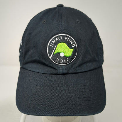 '47 Jimmy Fund Golf Dana-Farber Defy Cancer Black Baseball Cap Hat One Size
