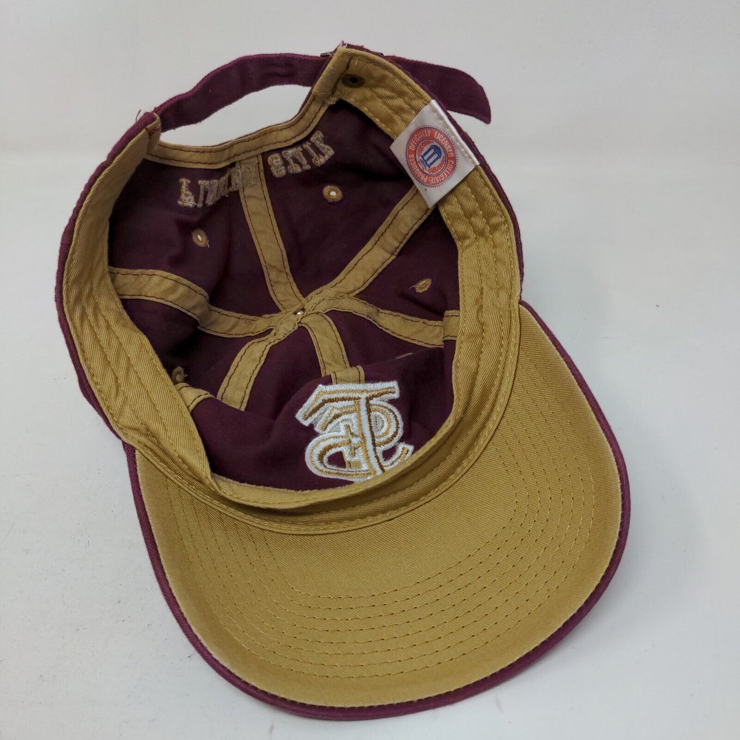 Florida State Men's Slideback Hat Red Burgundy OSFA Embroidered Official NCAA