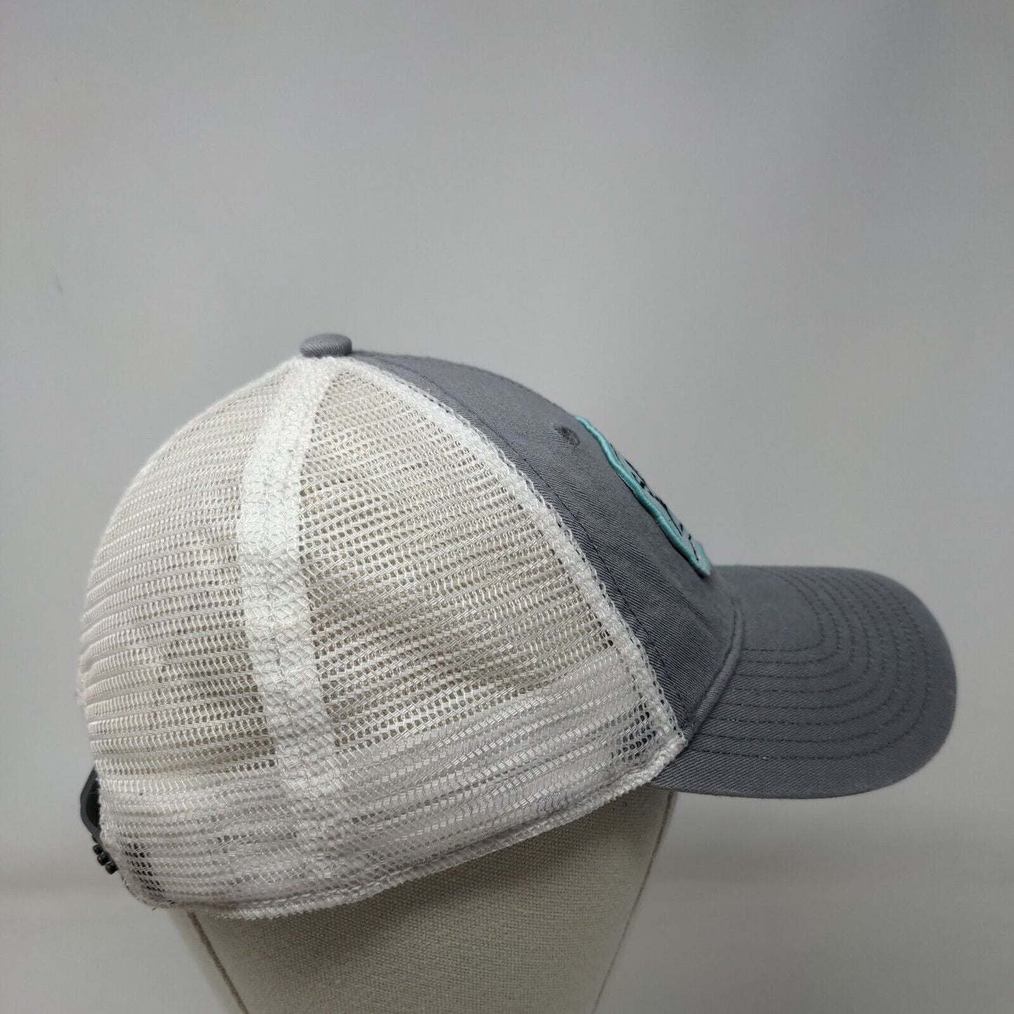 Salt Life Patch Snapback Mesh Back Trucker Hat Gray OSFM Colorblock