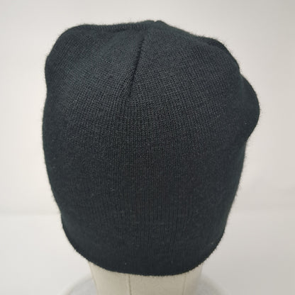 Pioneer Industrial Corp. Knit Beanie Hat Black One Size Embroidered