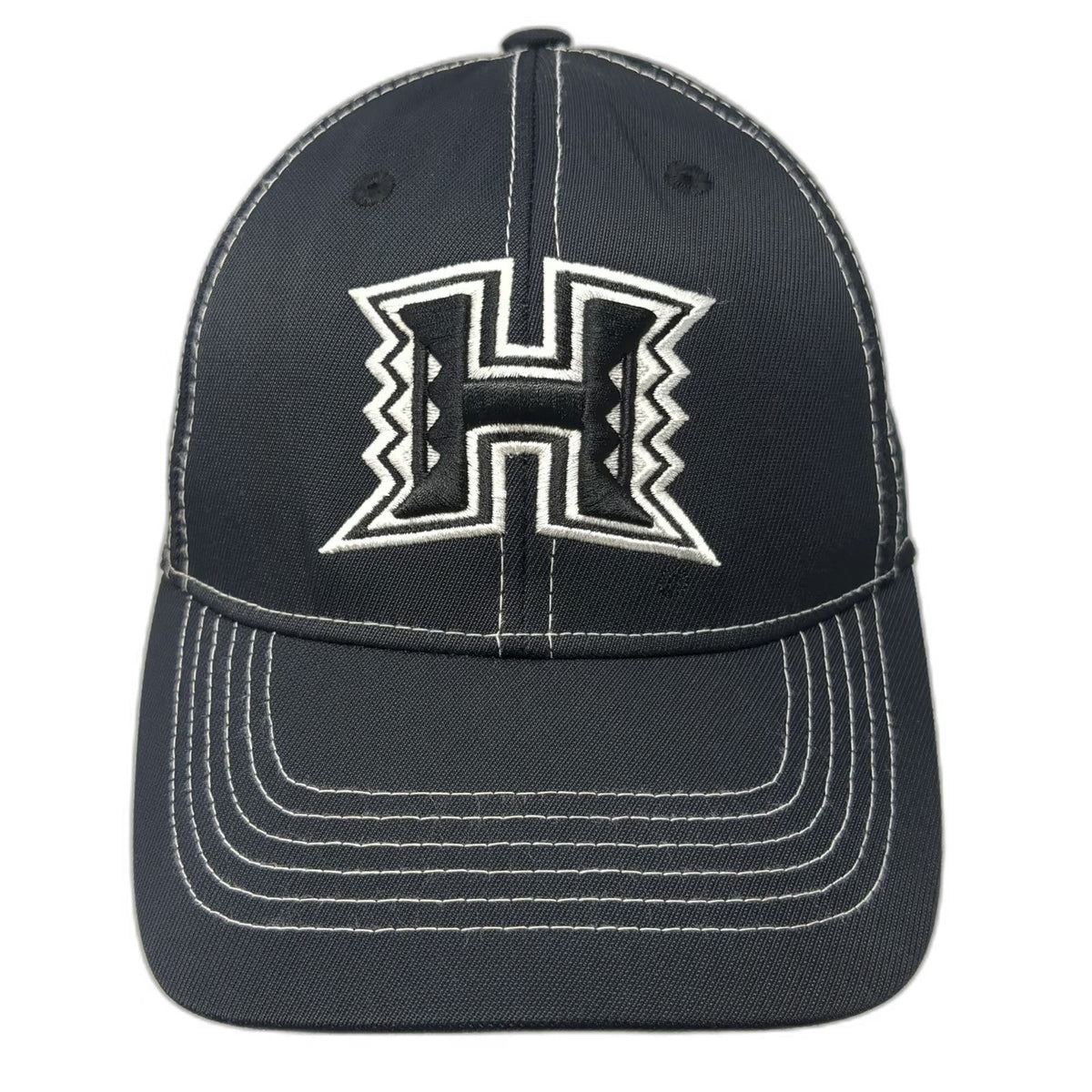 Hawaii Warriors NCAA Top of the World Cap Black M Contrast Stitch One Fit Hat