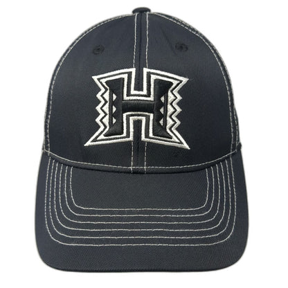 Hawaii Warriors NCAA Top of the World Cap Black M Contrast Stitch One Fit Hat