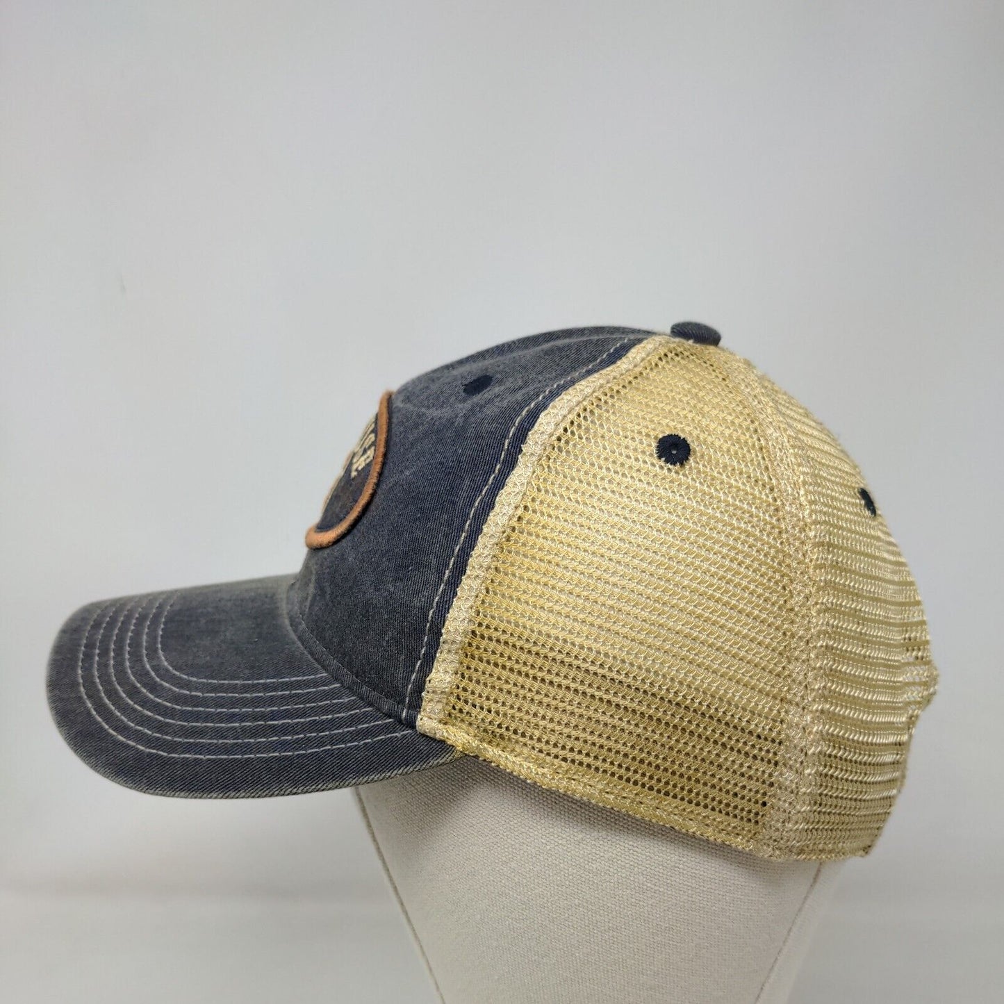Legacy Men's Snapback Mesh Back Hat Blue Embroidered Syracuse University Logo