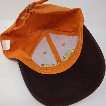 Reese's Slideback Hat Orange One Size Adjustable Embroidered Colorblock