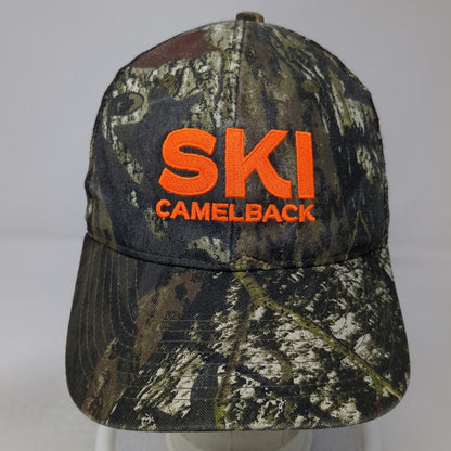 HitWear Baseball Cap Green One Size Orange Camo Ski Camelback Mesh Strapback Hat