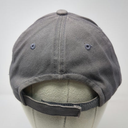 Washington State Cougars NCAA Russell Gray One Size Strapback Cap Hat WSU Logo