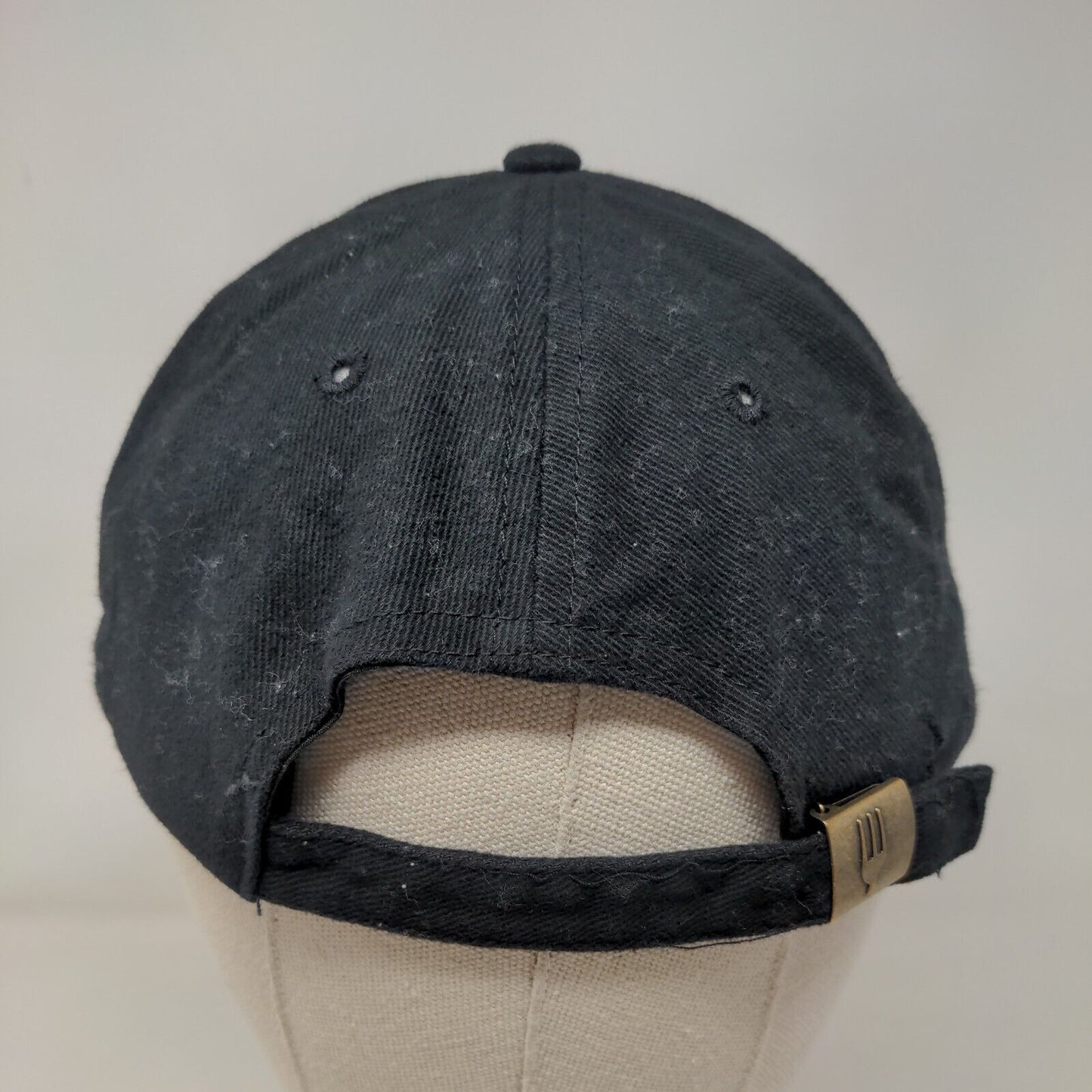Chef Works Slideback Hat Black One Size Adjustable 6 Panel Blank