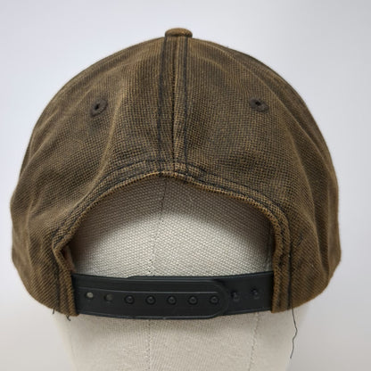 MAX Baseball Cap Brown One Size Snapback Melton Truck Lines USA Flag Camo Hat