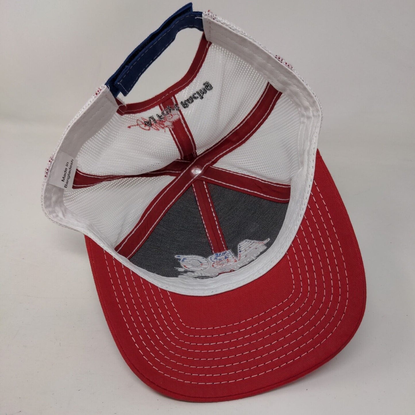 ABC Supply Co. Inc. Racing Strapback Mesh Back Trucker Hat Multi One Size