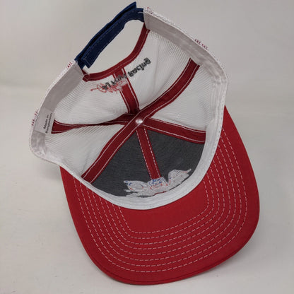 ABC Supply Co. Inc. Racing Strapback Mesh Back Trucker Hat Multi One Size