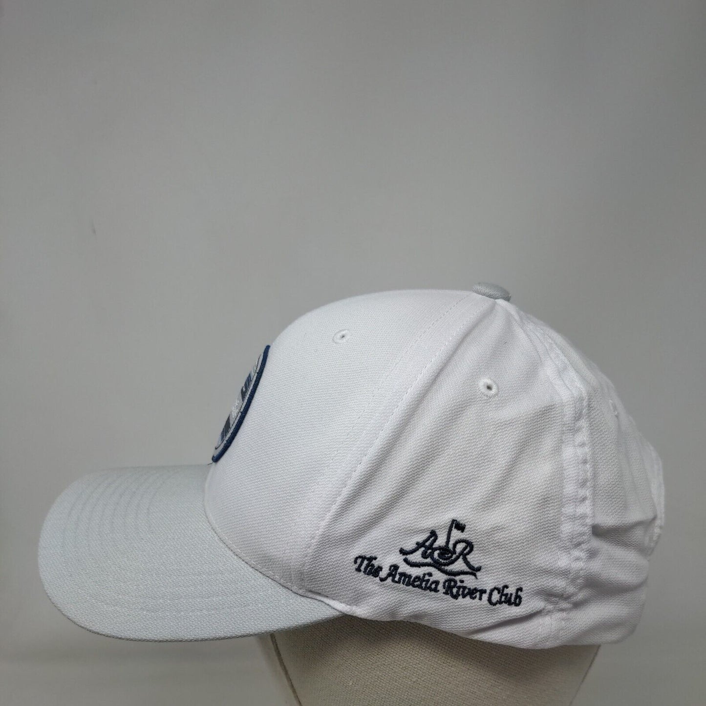 Travis Matthew The America River Club Snapback Hat White OS Flexfit Tech Yupoong