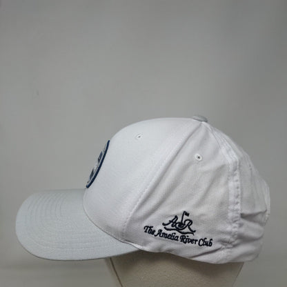 Travis Matthew The America River Club Snapback Hat White OS Flexfit Tech Yupoong