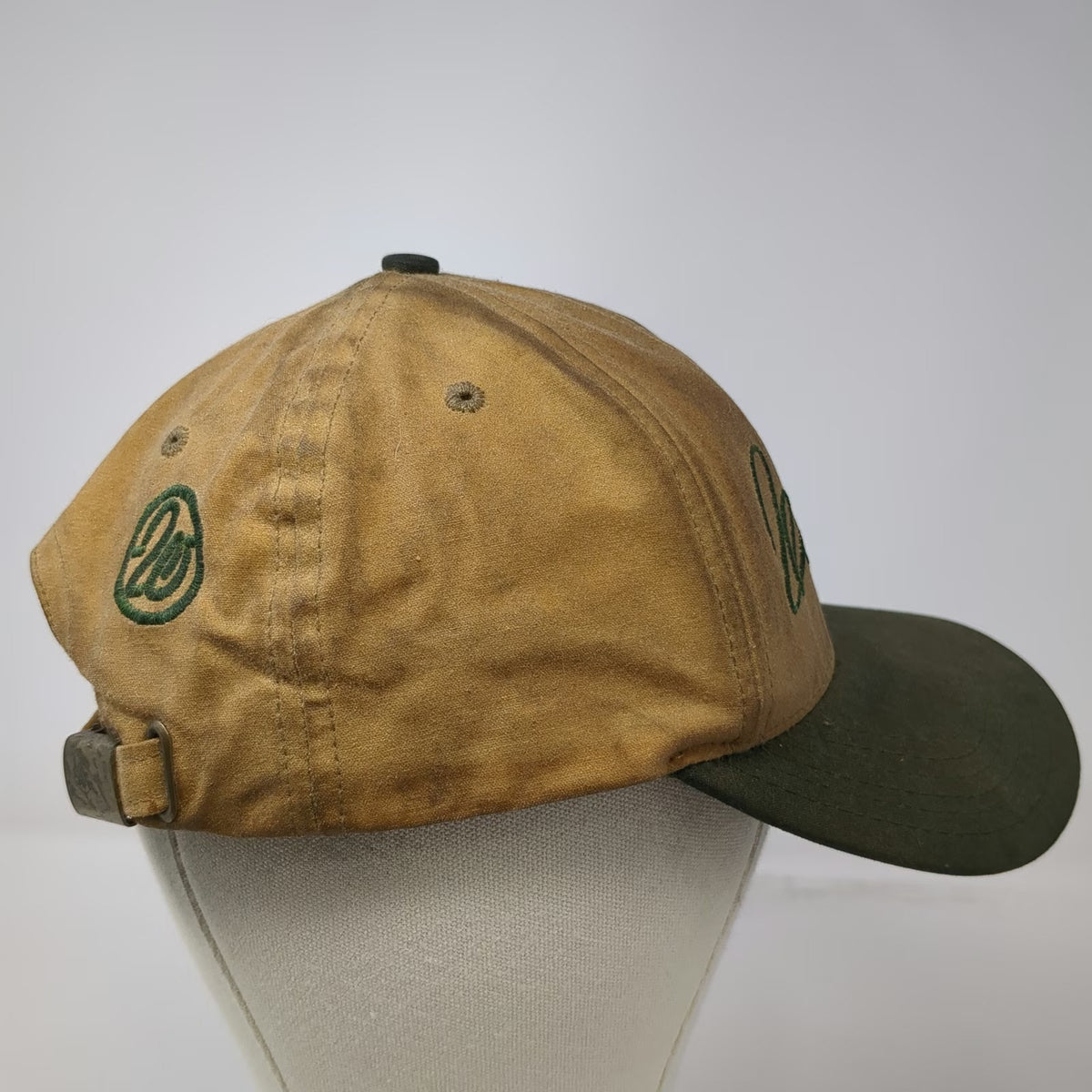 Weatherby Baseball Cap Brown Green One Size Adjustable Hunting Shooting Hat