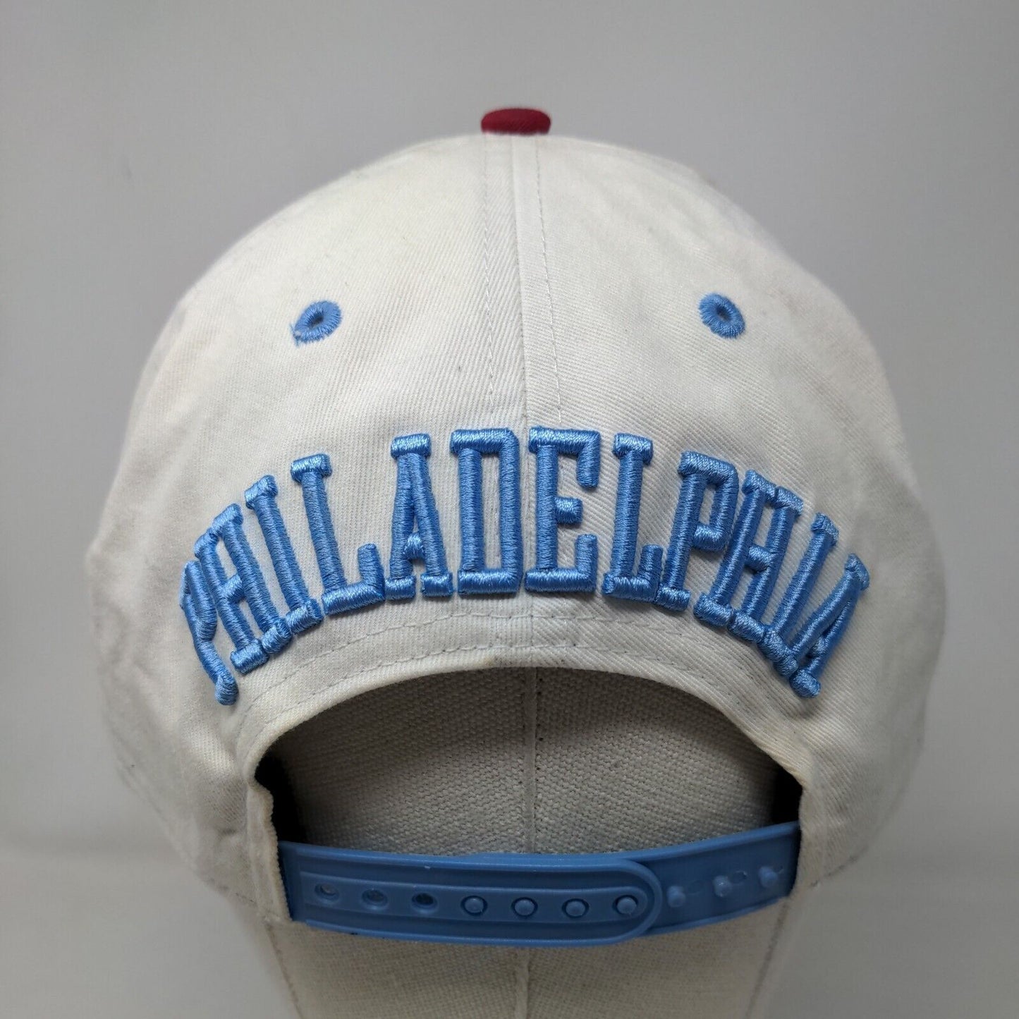 New Era Men's Snapback Hat White OSFM Embroidered Philadelphia Phillies Signed