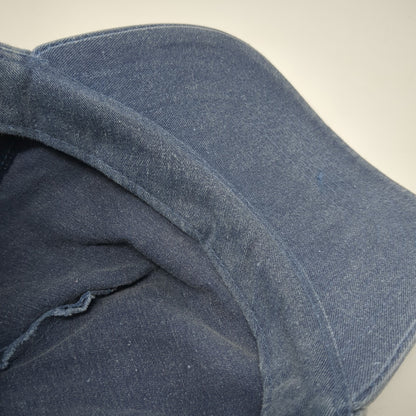 Fast Cut Industries Baseball Cap Blue One Size Adjustable Embroidered Denim