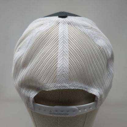 Maddyn Homes Snapback Trucker Hat Gray OS Adjustable Mesh Back Richardson