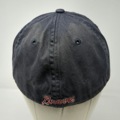 Atlanta Braves MLB Twins Enterprise Baseball Cap Blue M Fitted Hat Embroidered
