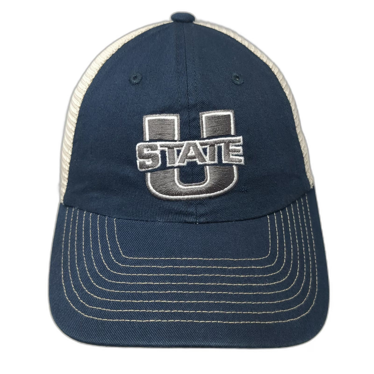 Utah State Aggies NCAA Captivating Blue One Size Trucker Hat Mesh Snapback OS