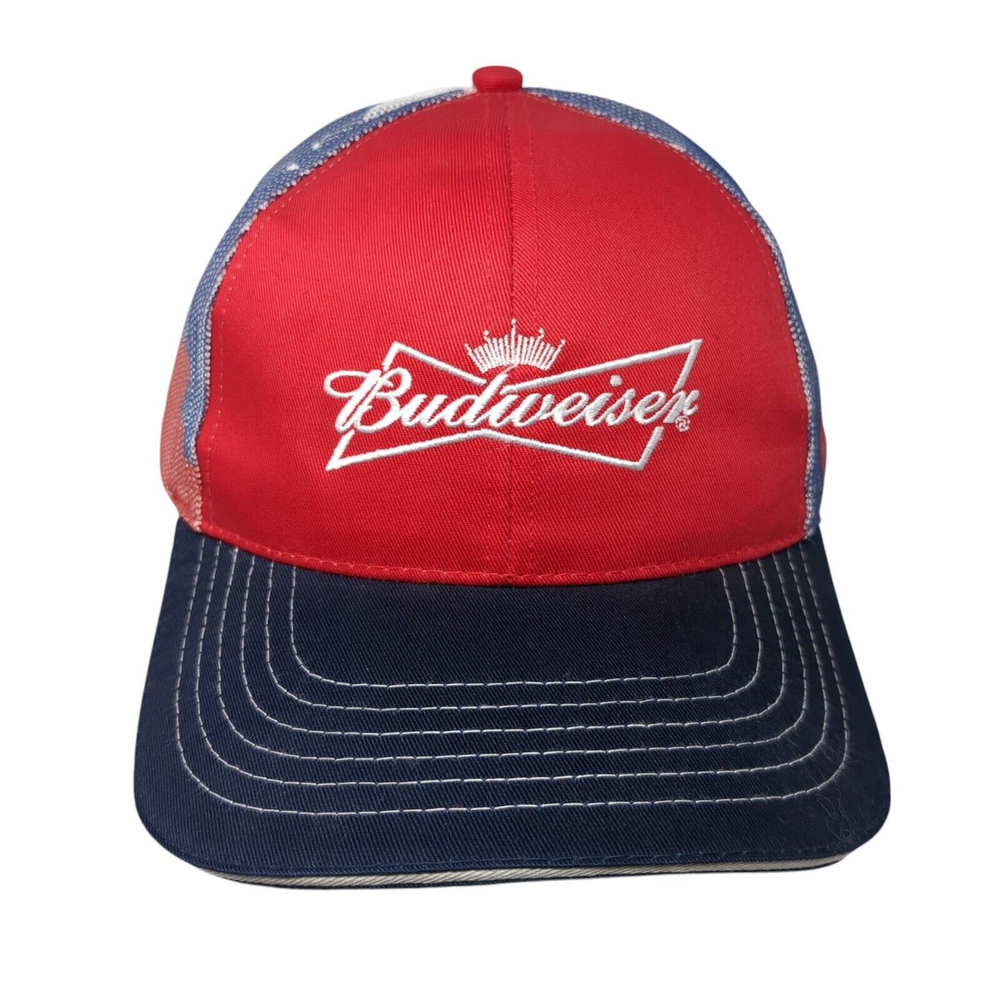 Budweiser Snapback Trucker Hat Multicolor OSFA Embroidered K-Products