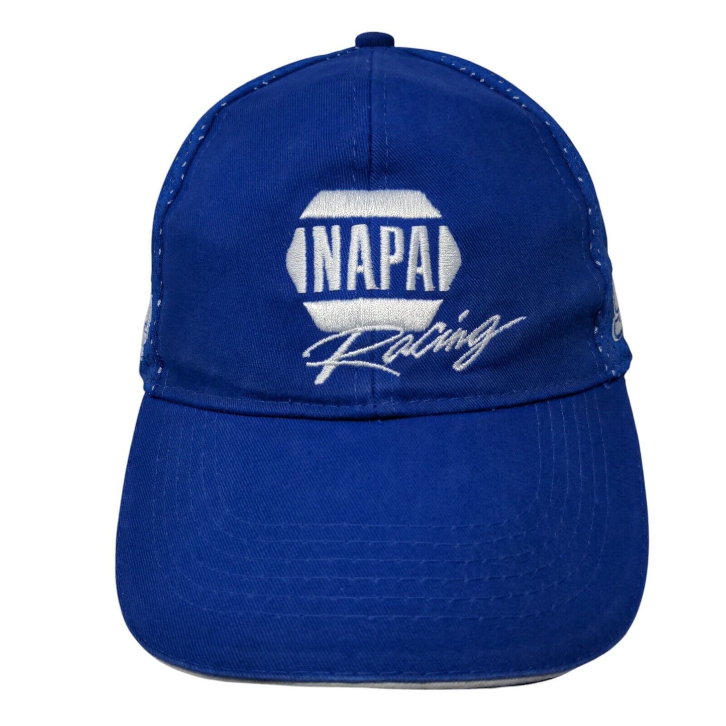 NAPA Racing Strapback Hat Blue OSFA Embroidered Hendrick Motorsports NASCAR