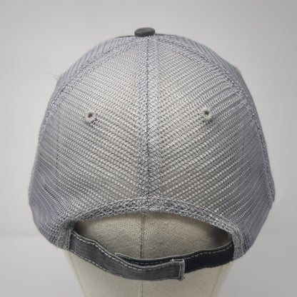 Basketball Mom Strapback Trucker Hat Gray One Size Mesh Back Adjustable