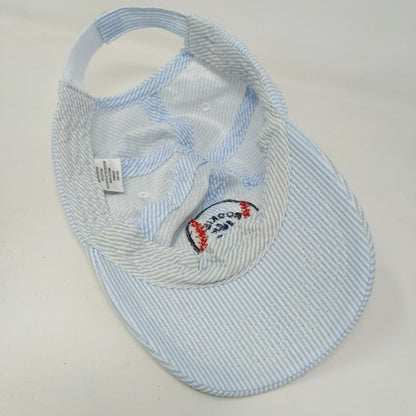 Unbranded Boys Strapback Hat Blue White Striped Size OS Rookie of the Year