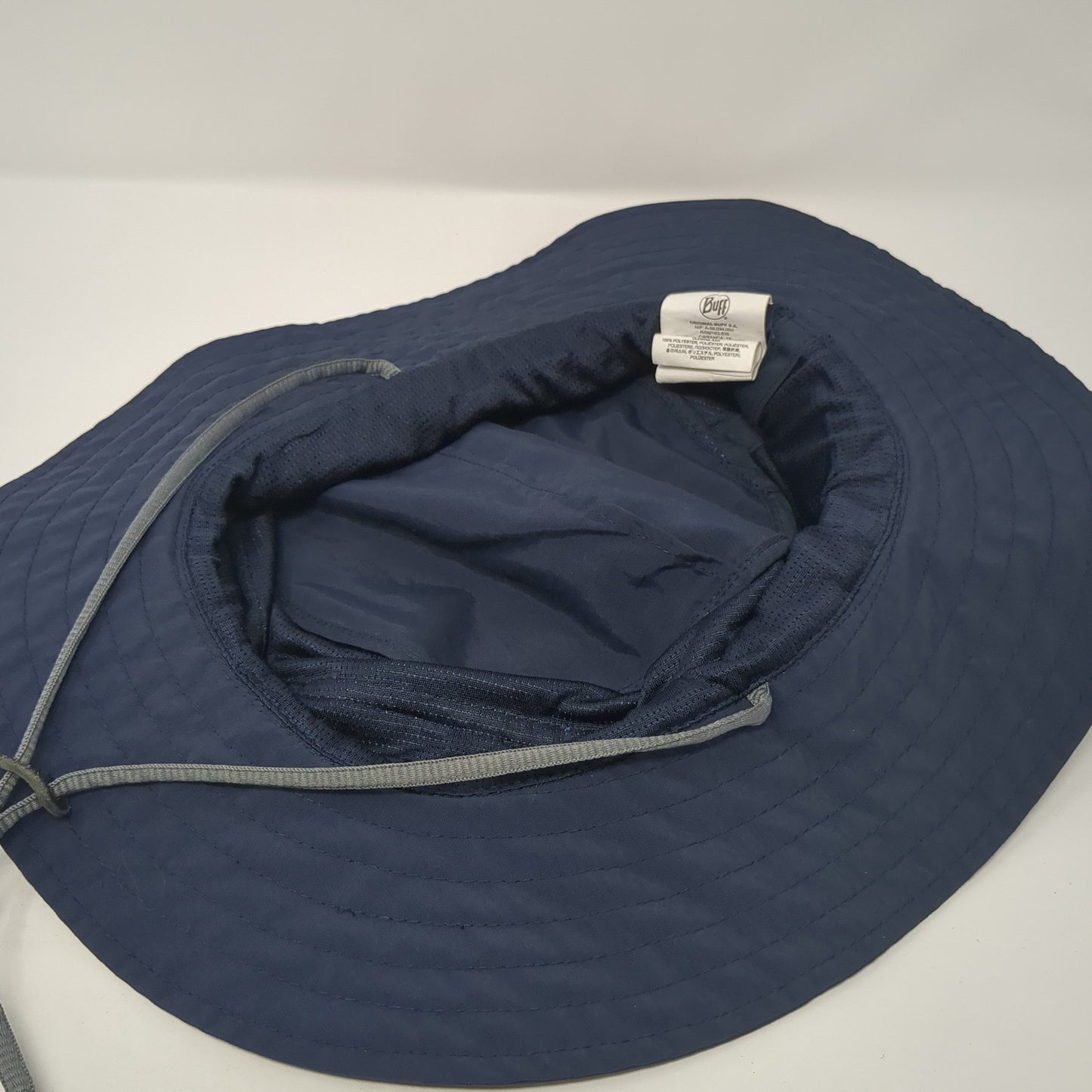 National Geographic Boonie Hat Blue One Size Adjustable Toggle UPF 50 Buff