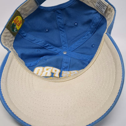 Bass Pro Shops Baseball Cap Blue White Yellow One Size Embroidered Strapback Hat