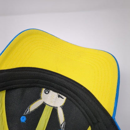 Pikachu Snapback Hat Blue One Size Adjustable Embroidered 6 Panel Pokemon