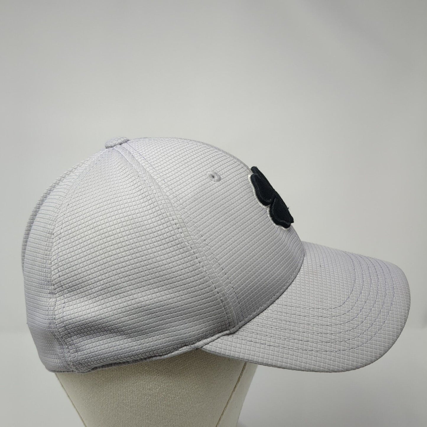 Black Clover Live Lucky Fitted Hat Gray S/M Memory Fit Stretch 6 Panel