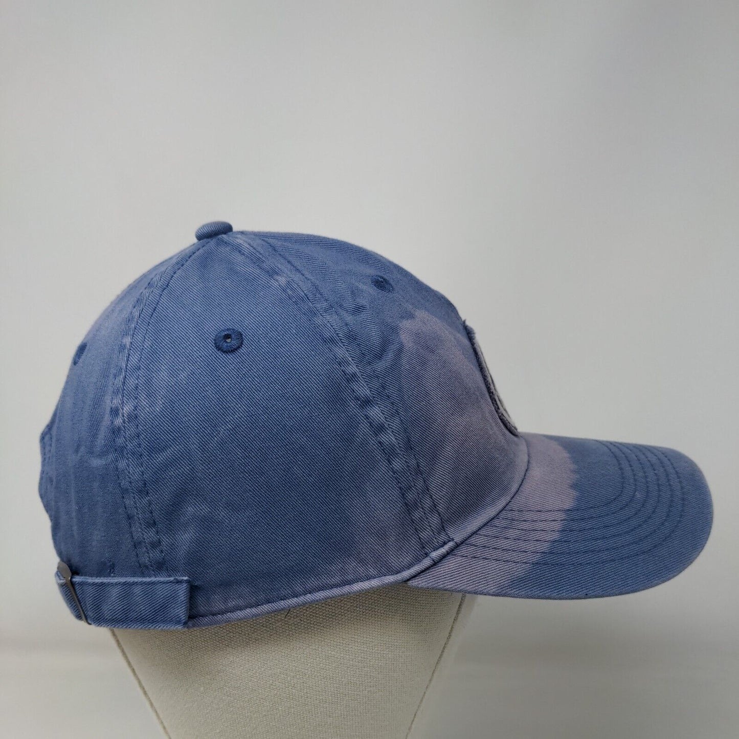 Life is Good Slideback Hat Blue One Size Adjustable Embroidered Patch Cotton
