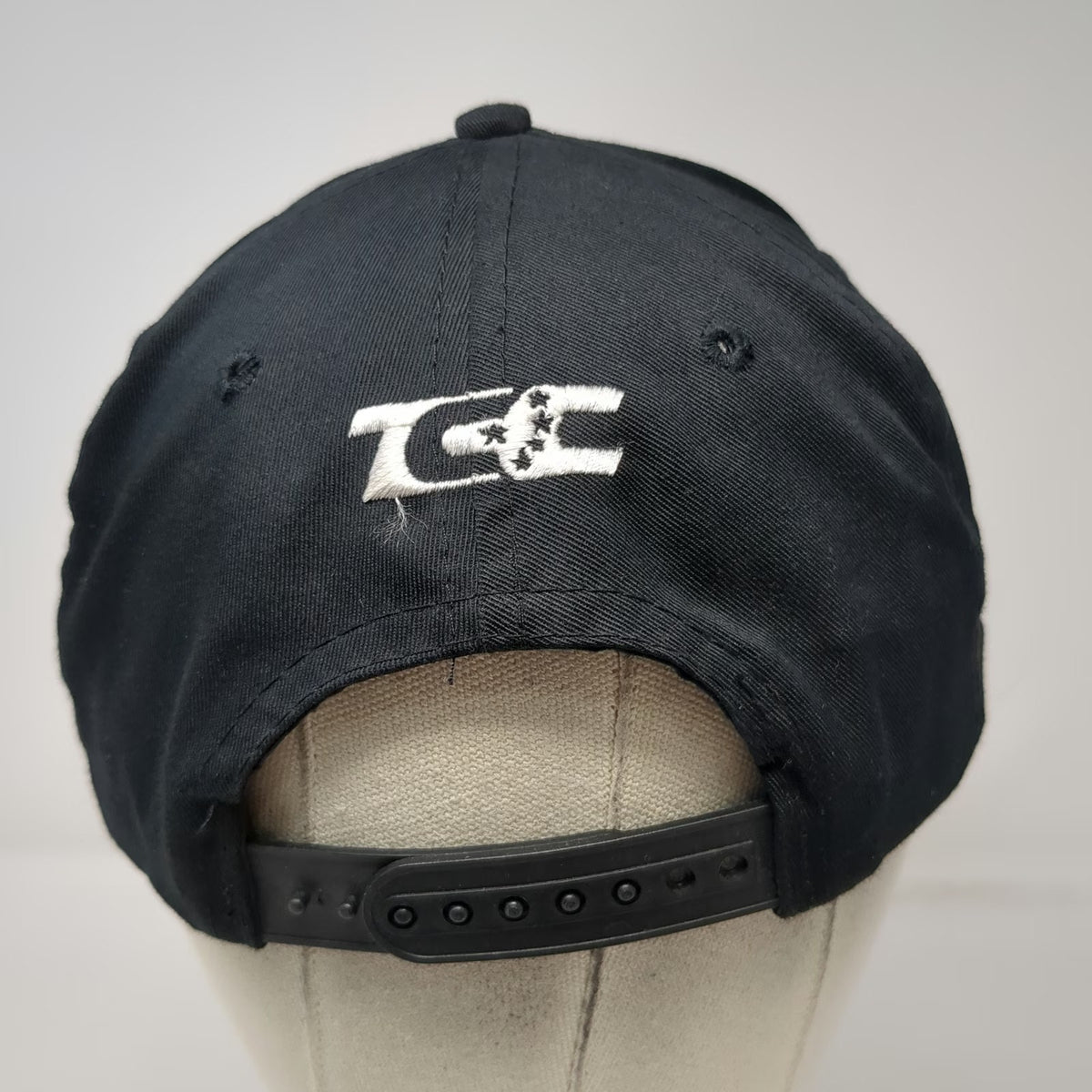 TCC New Zealand All Blacks Baseball Cap Black One Size Snapback Green Underbrim