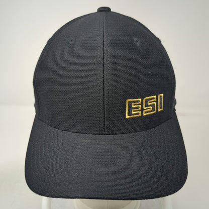 TravisMathew Baseball Cap Black XL Hat ESI Embroidered Performance Flexfit