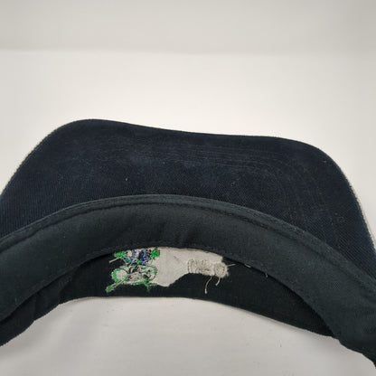 UFO Parasail Strapback Sun Visor Hat Black One Size Adjustable Magic