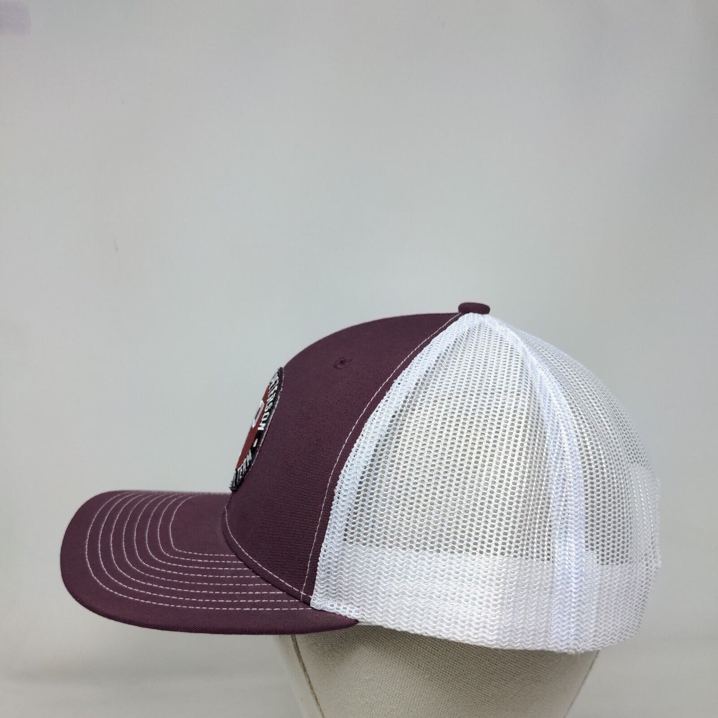 MJP Grider Peterson Real Estate Team Snapback Trucker Hat Red OS Richardson