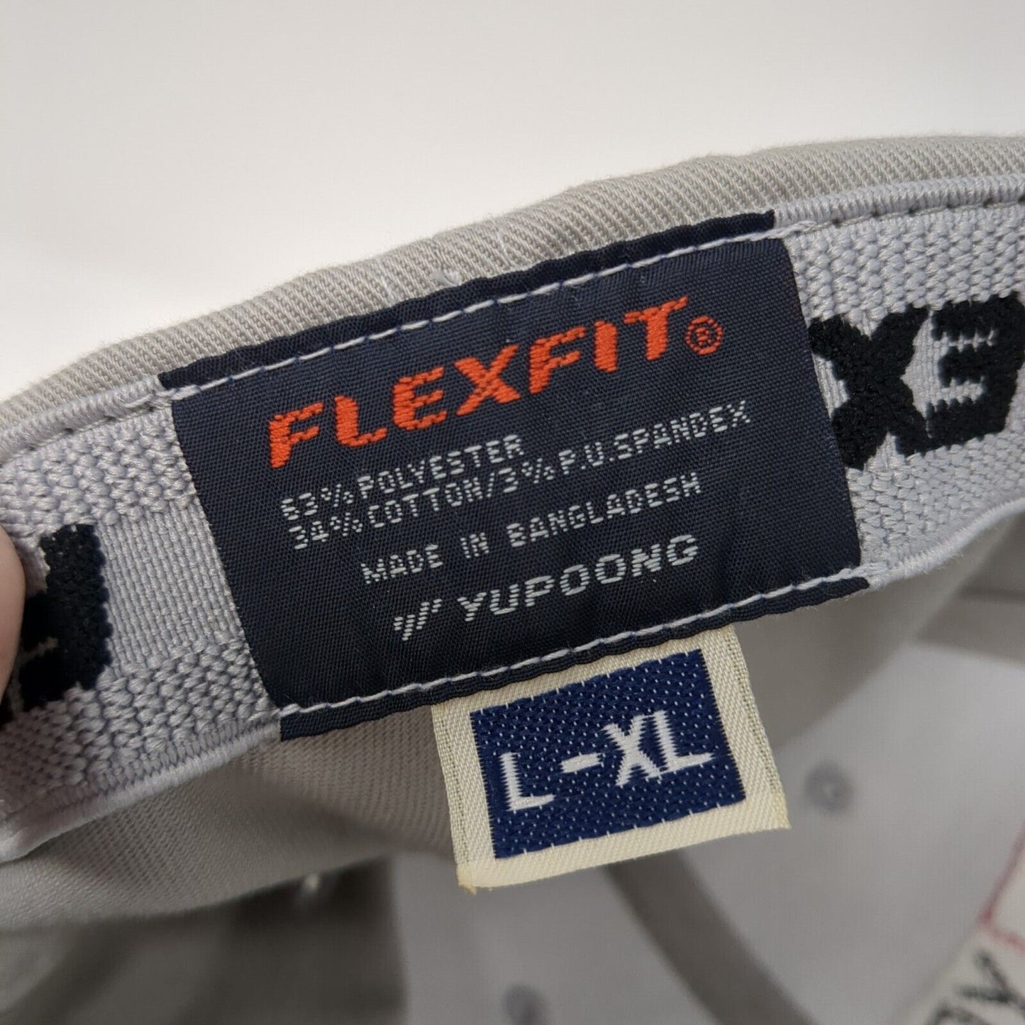 Yellow Pine Trading Co. Fitted Hat Gray L-XL 6 Panel Flexfit Yupoong