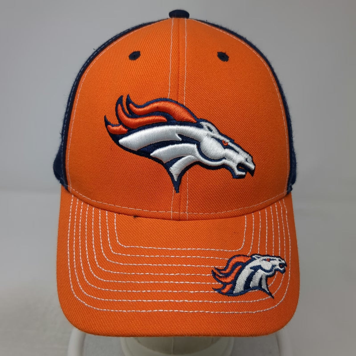 Fan Favorite Denver Broncos Baseball Cap Orange Blue One Size Embroidered Hat