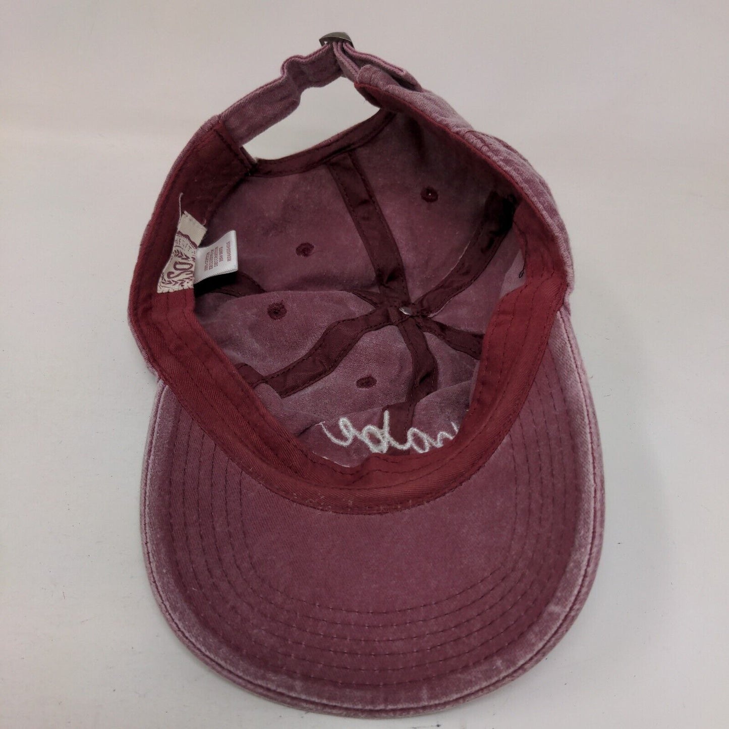 Babe Lashes Slideback Hat Red OS Adjustable Embroidered So American Heritage