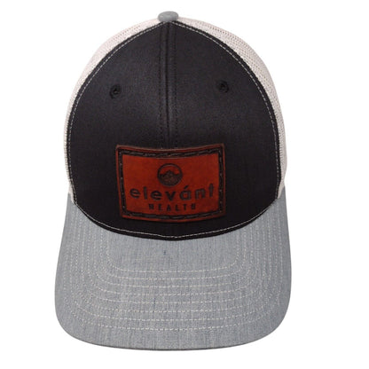Elevant Wealth Patch Snapback Mesh Back Trucker Hat Multi OSFA Richardson