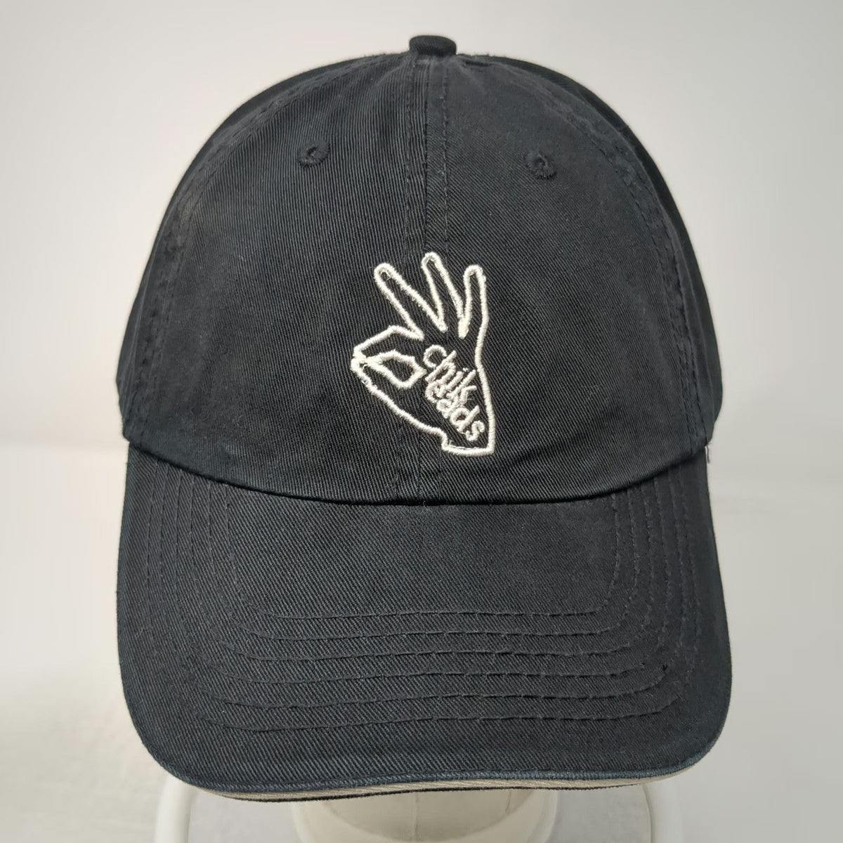 Port & Company Baseball Cap Black One Size Strapback Chik Eads Music Hat
